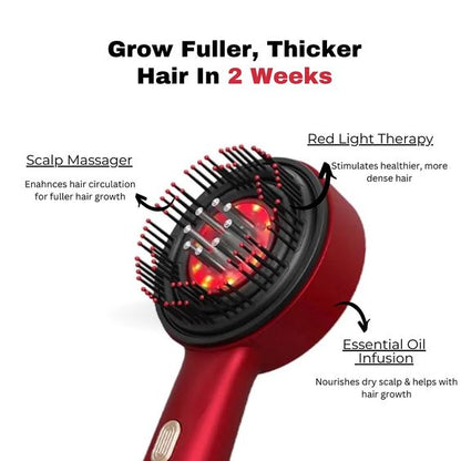 Scalp Massage Brush with Oil Applicator