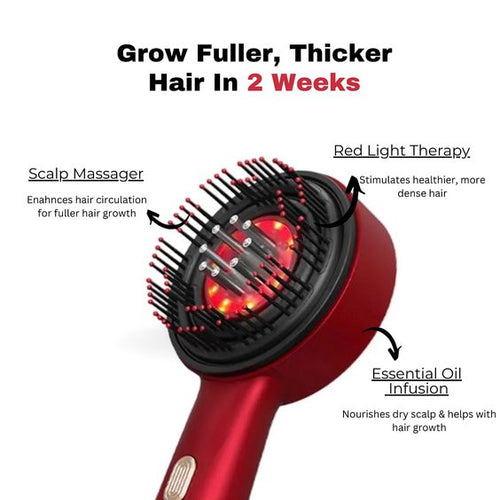 Scalp Massage Brush with Oil Applicator