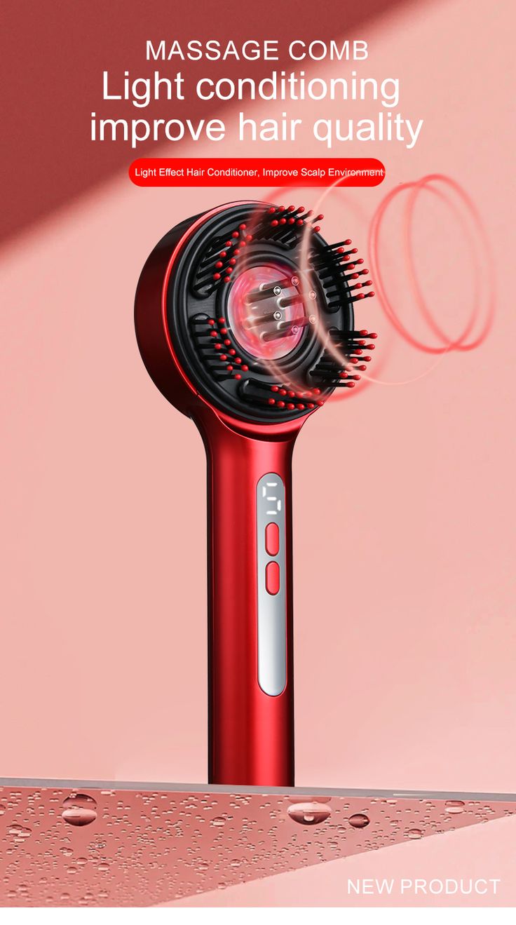 Scalp Massage Brush with Oil Applicator