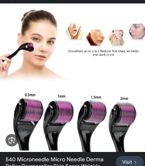 Pack of 2 FEG Hair Growth Spray Plus Derma Roller, Suitable For Both Men and Women.